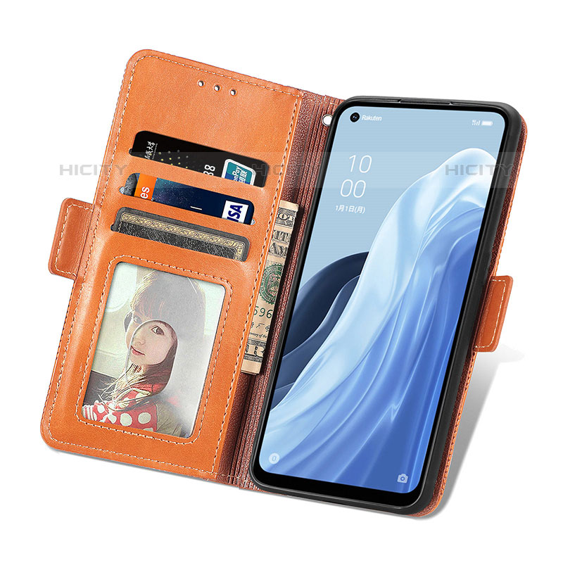 Custodia Portafoglio In Pelle Cover con Supporto S03D per Oppo Reno7 A