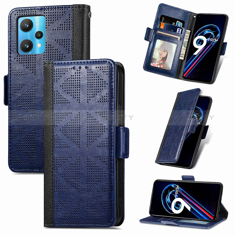 Custodia Portafoglio In Pelle Cover con Supporto S03D per Realme 9 4G