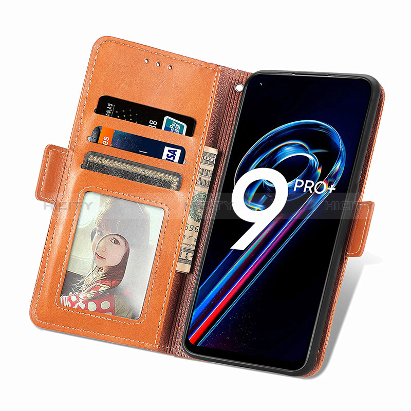 Custodia Portafoglio In Pelle Cover con Supporto S03D per Realme 9 Pro+ Plus 5G