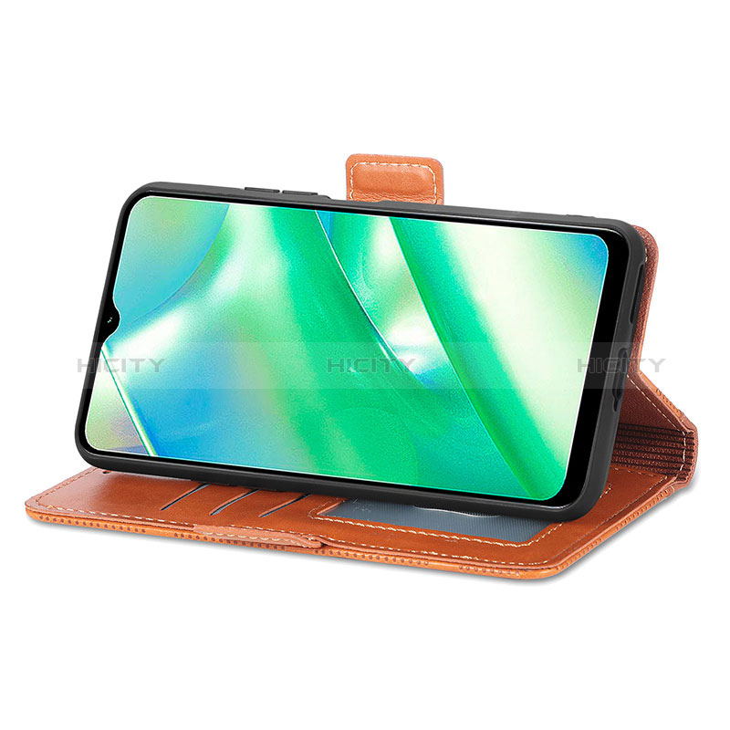 Custodia Portafoglio In Pelle Cover con Supporto S03D per Realme C33