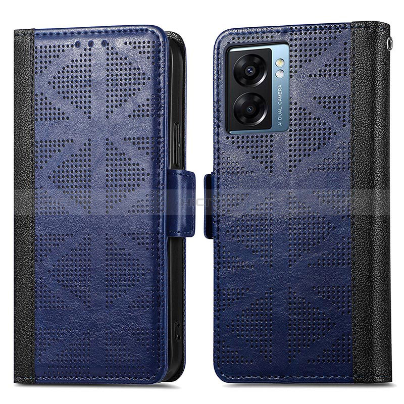 Custodia Portafoglio In Pelle Cover con Supporto S03D per Realme Q5i 5G