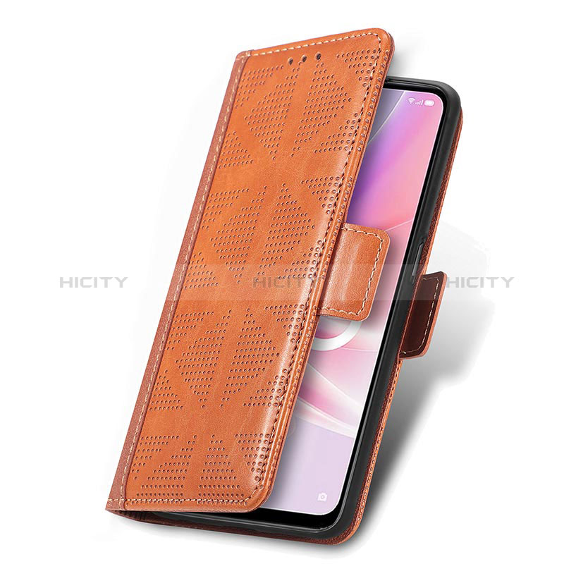 Custodia Portafoglio In Pelle Cover con Supporto S03D per Realme Q5i 5G