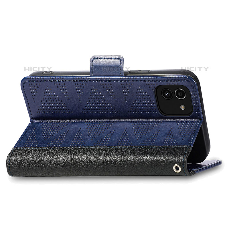 Custodia Portafoglio In Pelle Cover con Supporto S03D per Samsung Galaxy A03