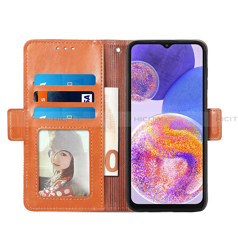 Custodia Portafoglio In Pelle Cover con Supporto S03D per Samsung Galaxy A23 4G