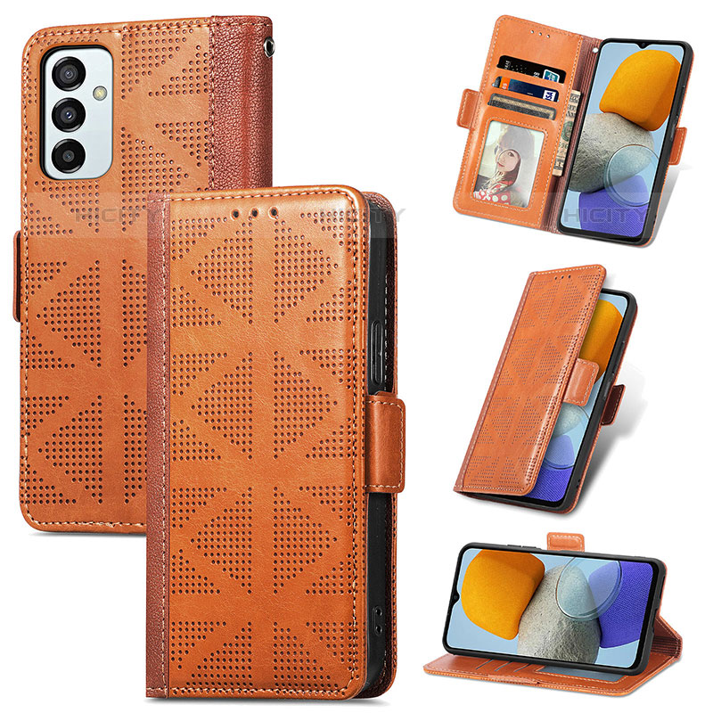 Custodia Portafoglio In Pelle Cover con Supporto S03D per Samsung Galaxy M23 5G