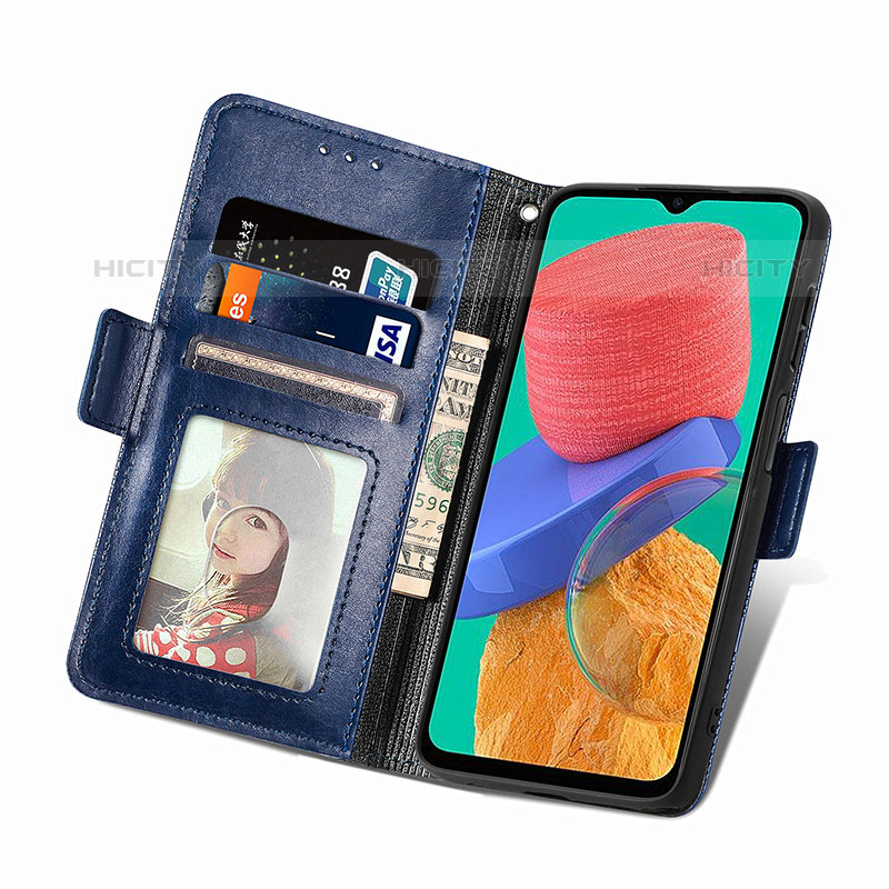 Custodia Portafoglio In Pelle Cover con Supporto S03D per Samsung Galaxy M33 5G