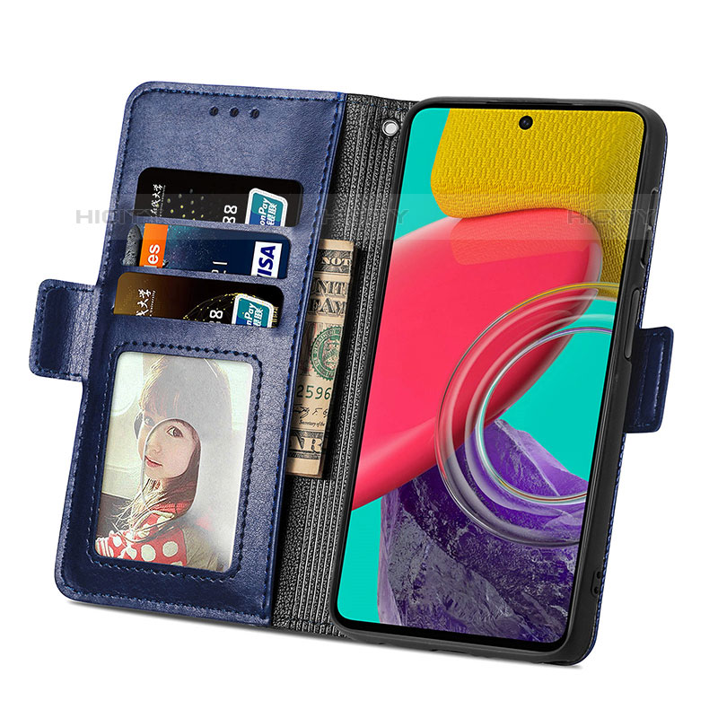 Custodia Portafoglio In Pelle Cover con Supporto S03D per Samsung Galaxy M53 5G