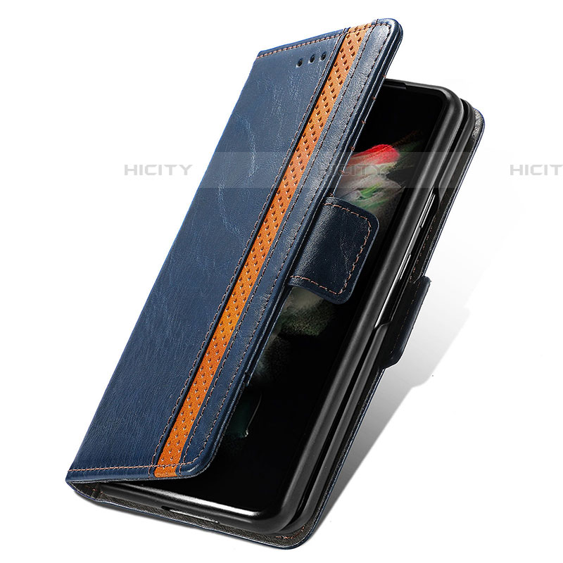 Custodia Portafoglio In Pelle Cover con Supporto S03D per Samsung Galaxy Z Fold4 5G