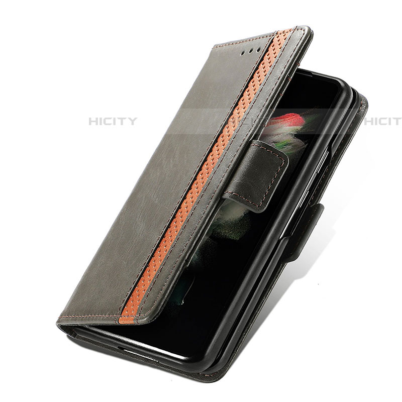 Custodia Portafoglio In Pelle Cover con Supporto S03D per Samsung Galaxy Z Fold4 5G