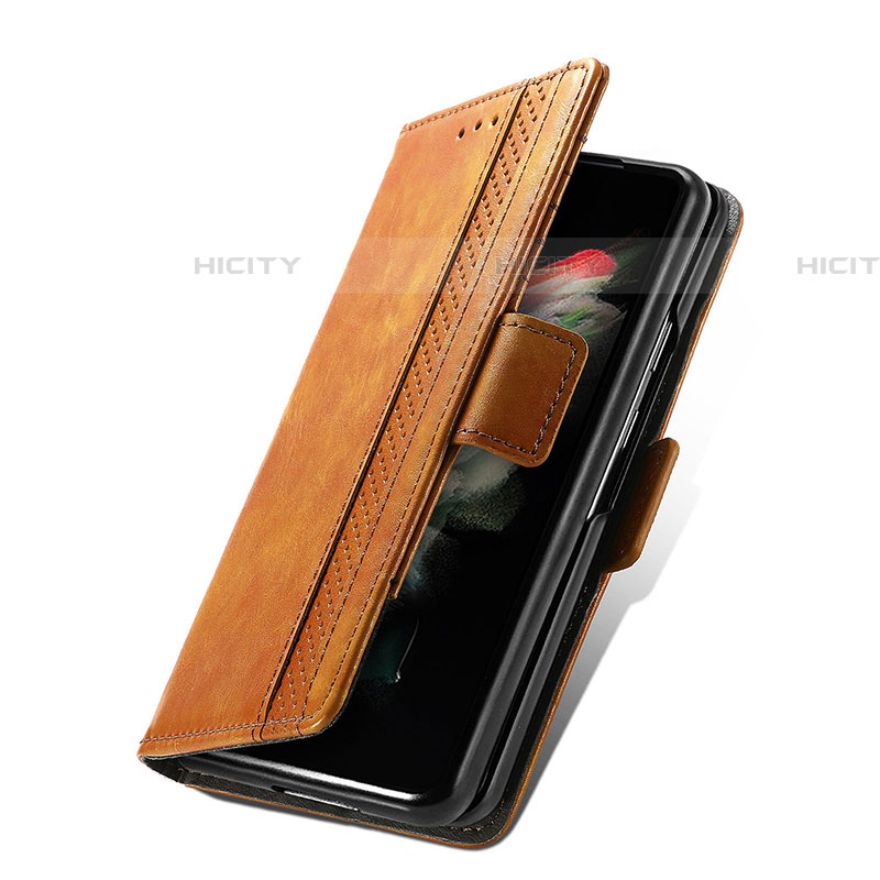 Custodia Portafoglio In Pelle Cover con Supporto S03D per Samsung Galaxy Z Fold4 5G