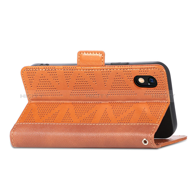 Custodia Portafoglio In Pelle Cover con Supporto S03D per Sony Xperia Ace III