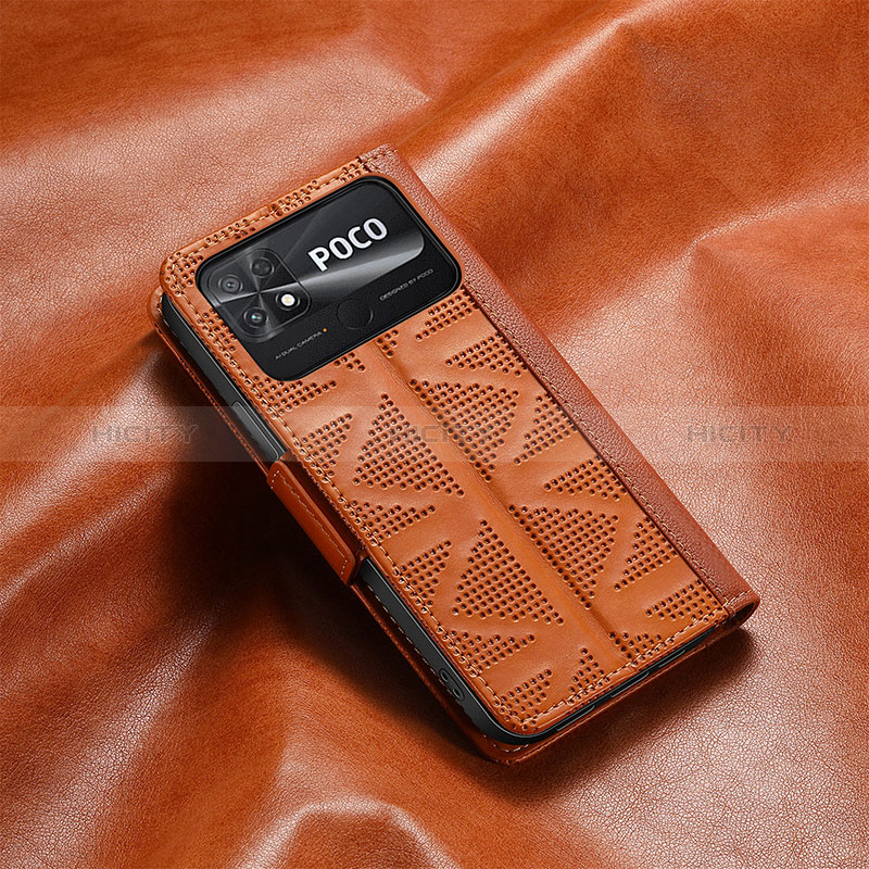 Custodia Portafoglio In Pelle Cover con Supporto S03D per Xiaomi Poco C40