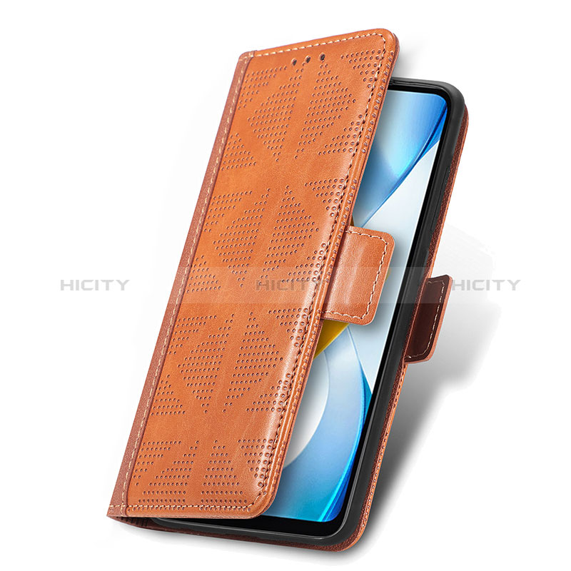 Custodia Portafoglio In Pelle Cover con Supporto S03D per Xiaomi Poco C40