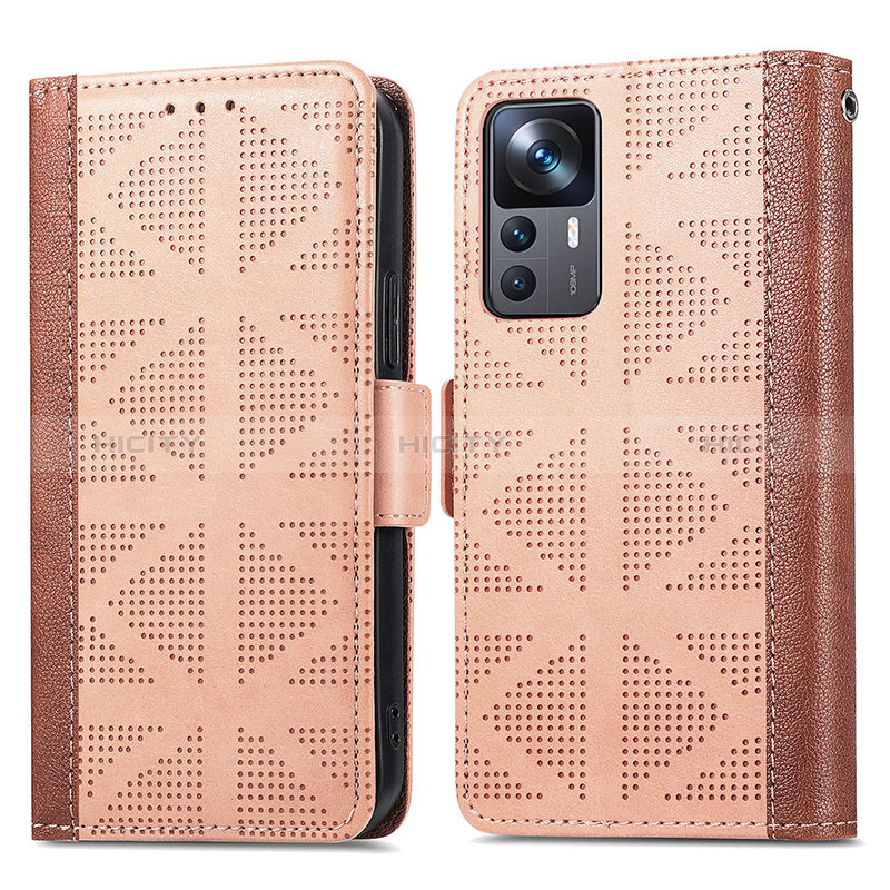 Custodia Portafoglio In Pelle Cover con Supporto S03D per Xiaomi Redmi K50 Ultra 5G