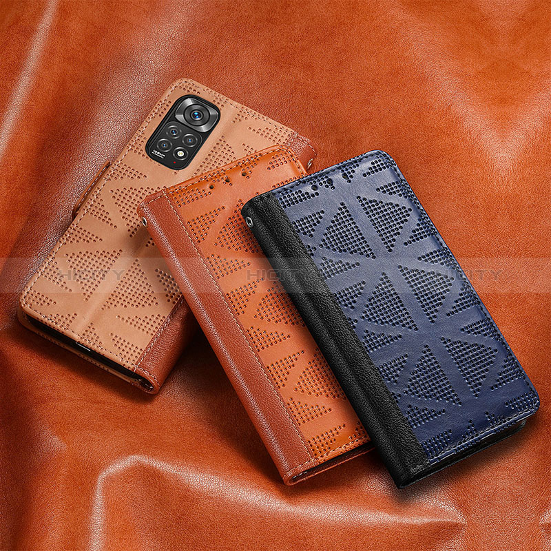 Custodia Portafoglio In Pelle Cover con Supporto S03D per Xiaomi Redmi Note 11 Pro 4G