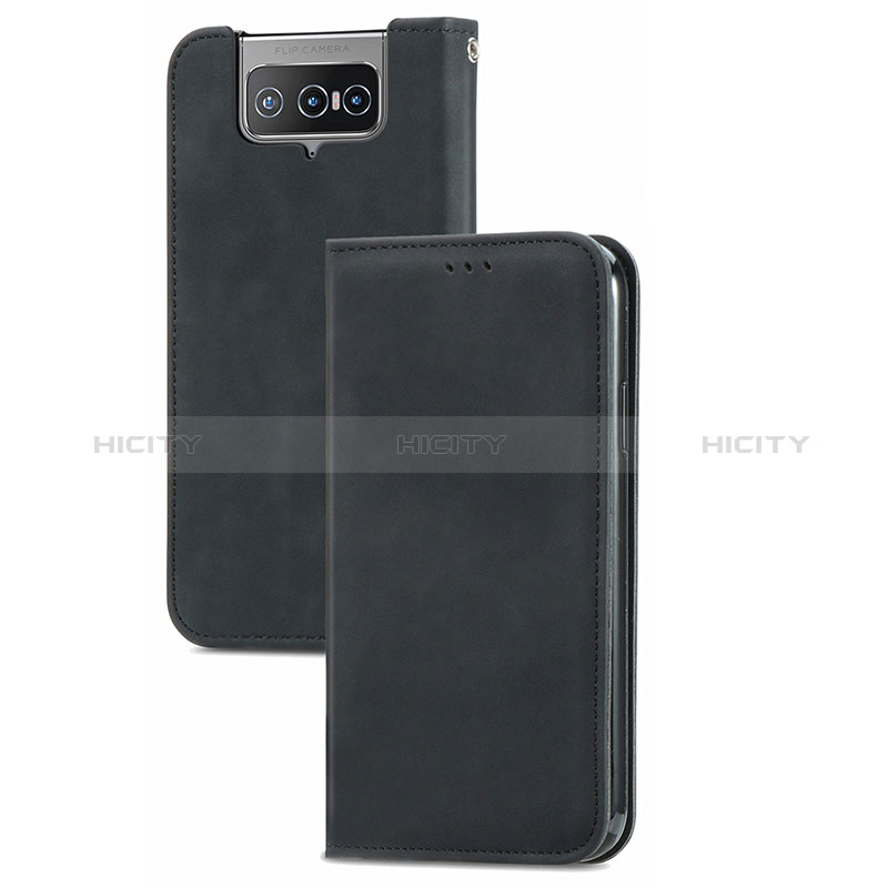 Custodia Portafoglio In Pelle Cover con Supporto S04D per Asus Zenfone 7 ZS670KS