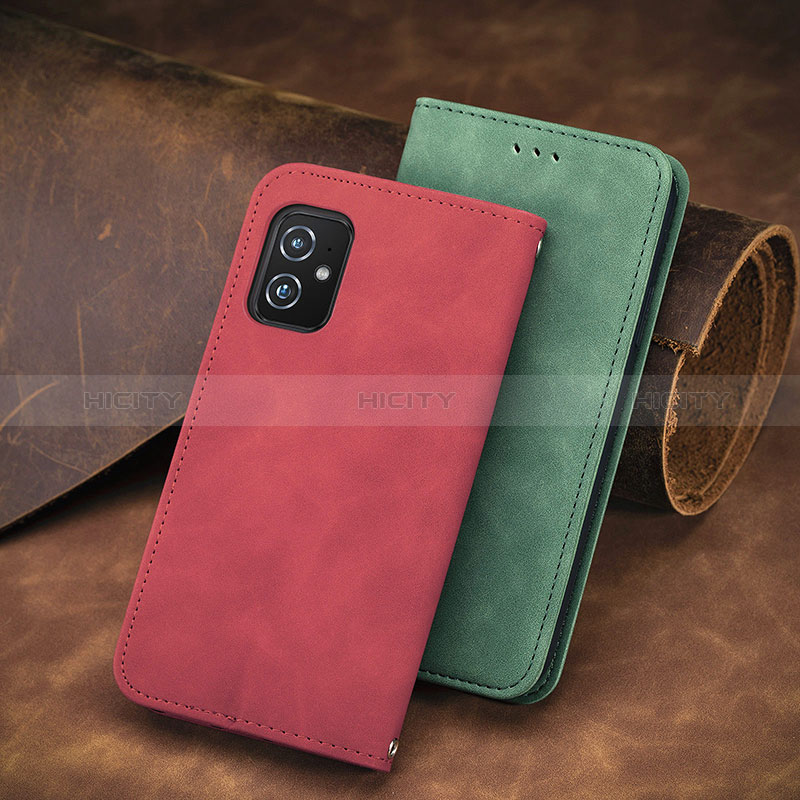 Custodia Portafoglio In Pelle Cover con Supporto S04D per Asus ZenFone 8 Mini