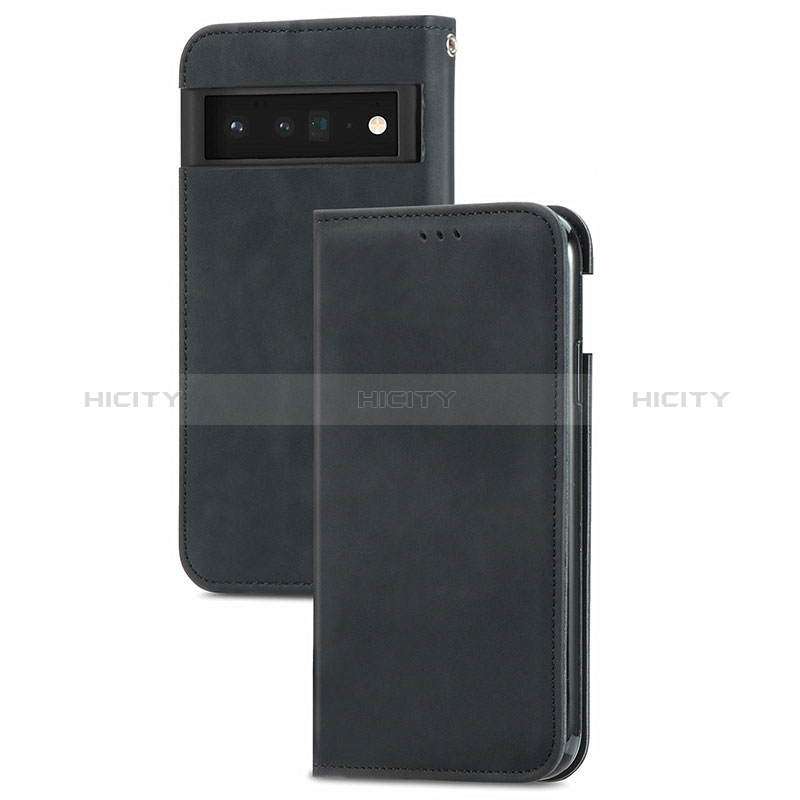 Custodia Portafoglio In Pelle Cover con Supporto S04D per Google Pixel 6 Pro 5G