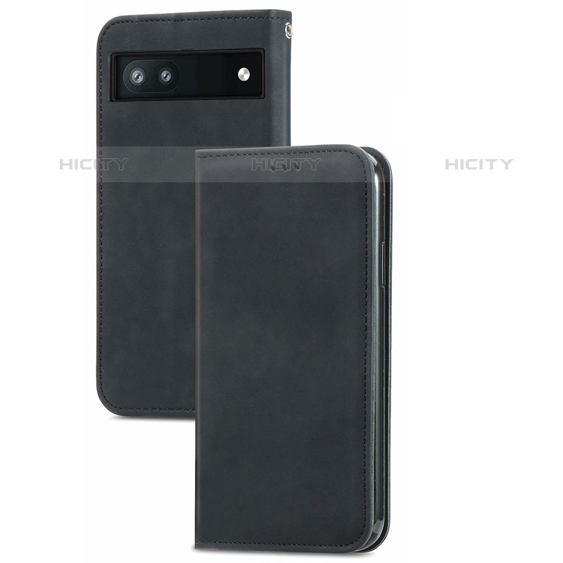 Custodia Portafoglio In Pelle Cover con Supporto S04D per Google Pixel 6a 5G