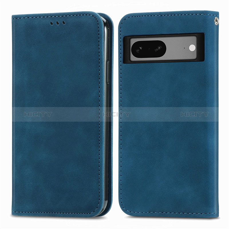 Custodia Portafoglio In Pelle Cover con Supporto S04D per Google Pixel 7 5G