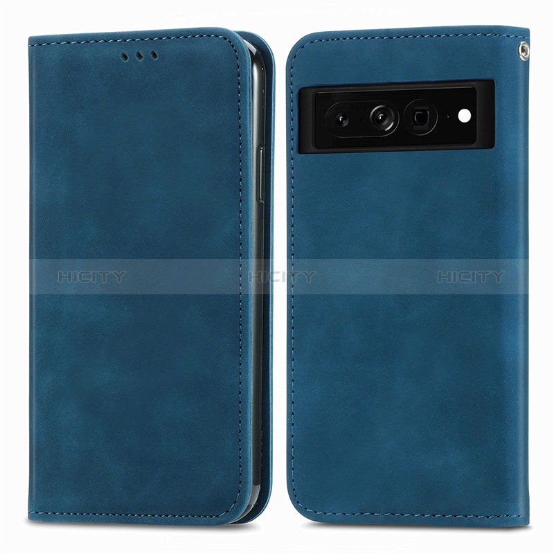 Custodia Portafoglio In Pelle Cover con Supporto S04D per Google Pixel 7 Pro 5G