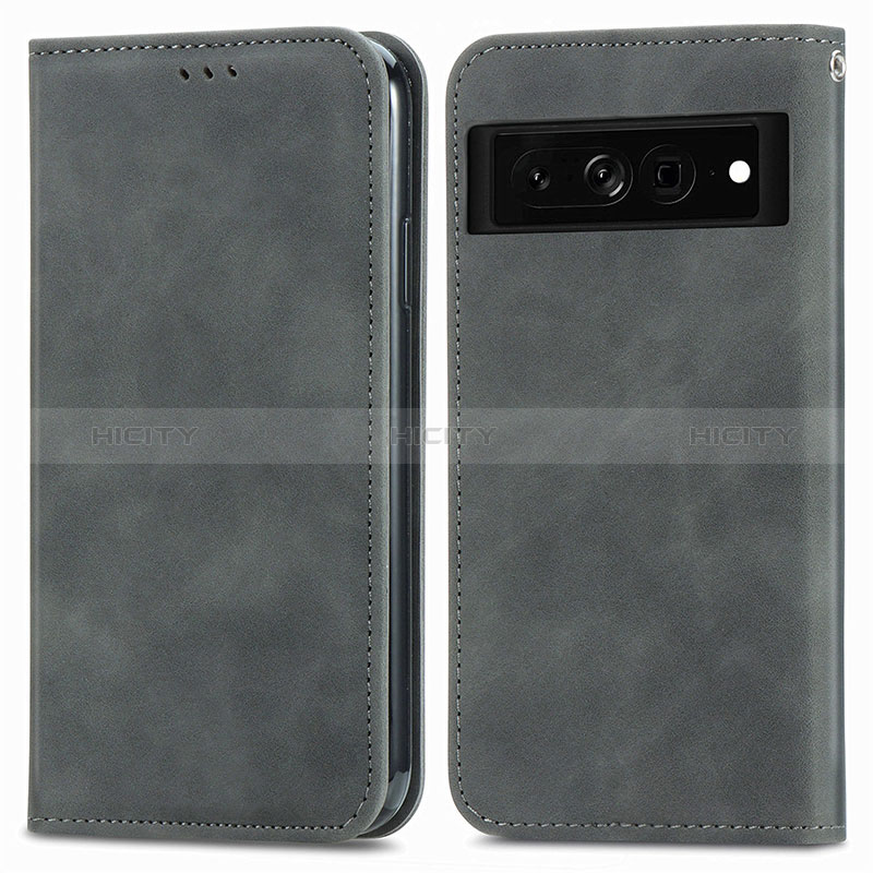 Custodia Portafoglio In Pelle Cover con Supporto S04D per Google Pixel 7 Pro 5G