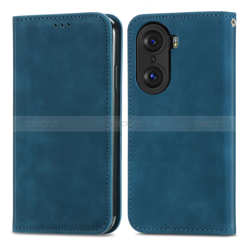 Custodia Portafoglio In Pelle Cover con Supporto S04D per Huawei Honor 60 5G