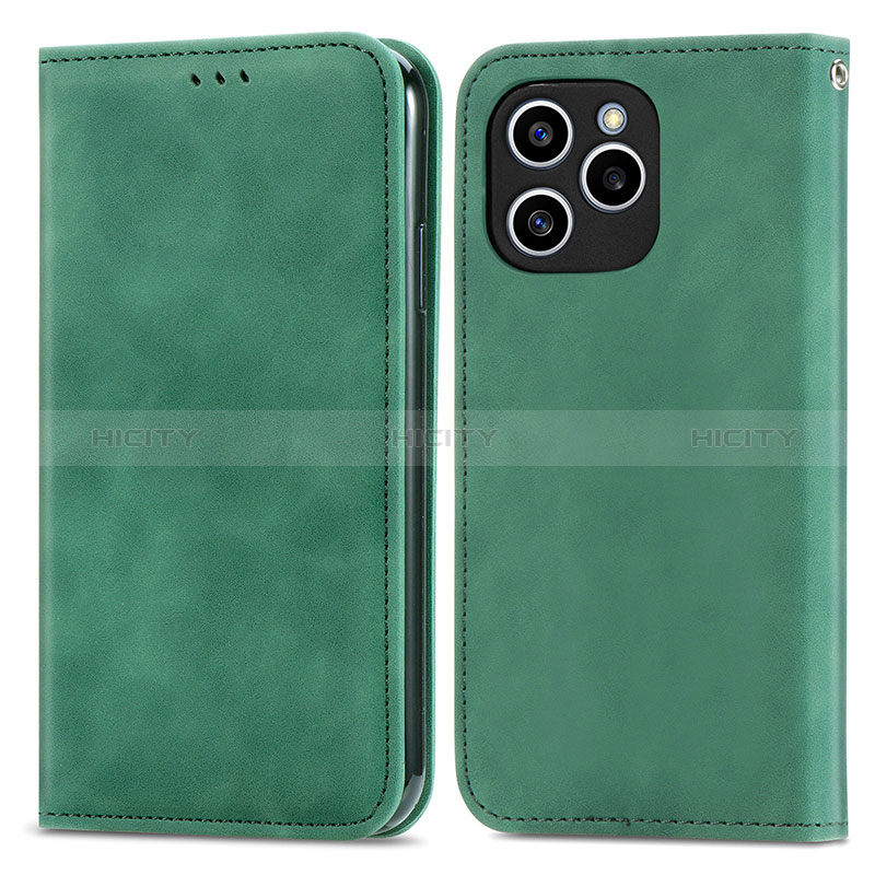 Custodia Portafoglio In Pelle Cover con Supporto S04D per Huawei Honor 60 SE 5G