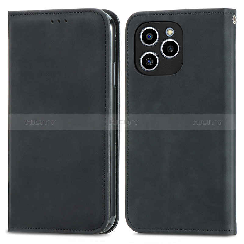 Custodia Portafoglio In Pelle Cover con Supporto S04D per Huawei Honor 60 SE 5G