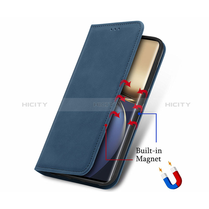 Custodia Portafoglio In Pelle Cover con Supporto S04D per Huawei Honor Magic3 5G