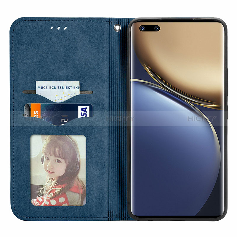 Custodia Portafoglio In Pelle Cover con Supporto S04D per Huawei Honor Magic3 5G