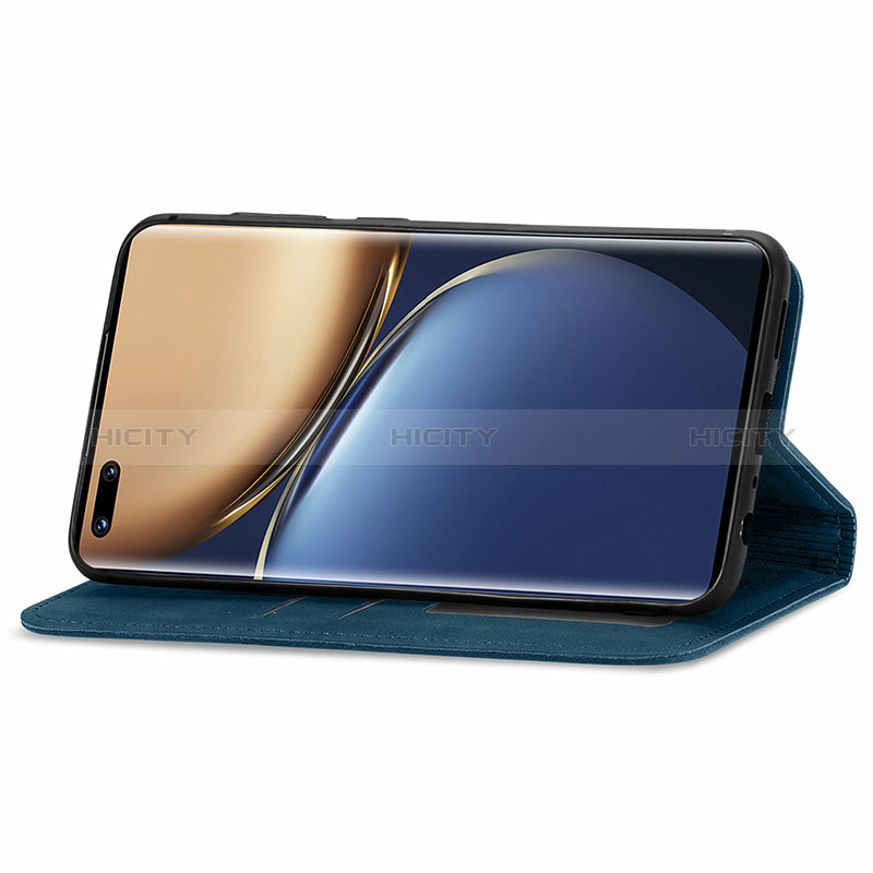 Custodia Portafoglio In Pelle Cover con Supporto S04D per Huawei Honor Magic3 5G