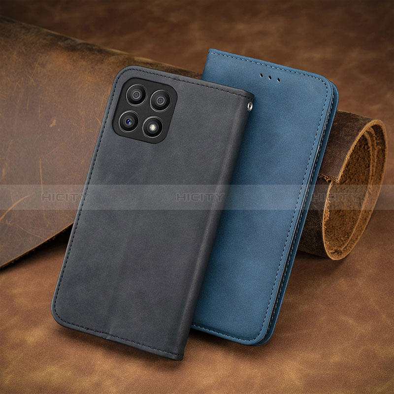 Custodia Portafoglio In Pelle Cover con Supporto S04D per Huawei Honor X30i