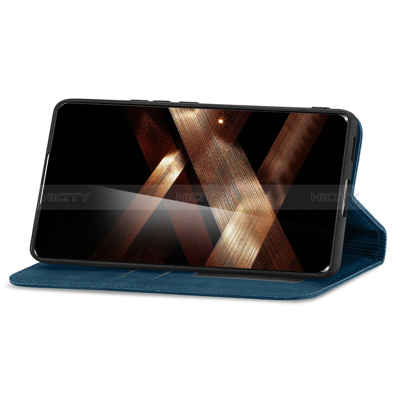 Custodia Portafoglio In Pelle Cover con Supporto S04D per Huawei Honor X7b