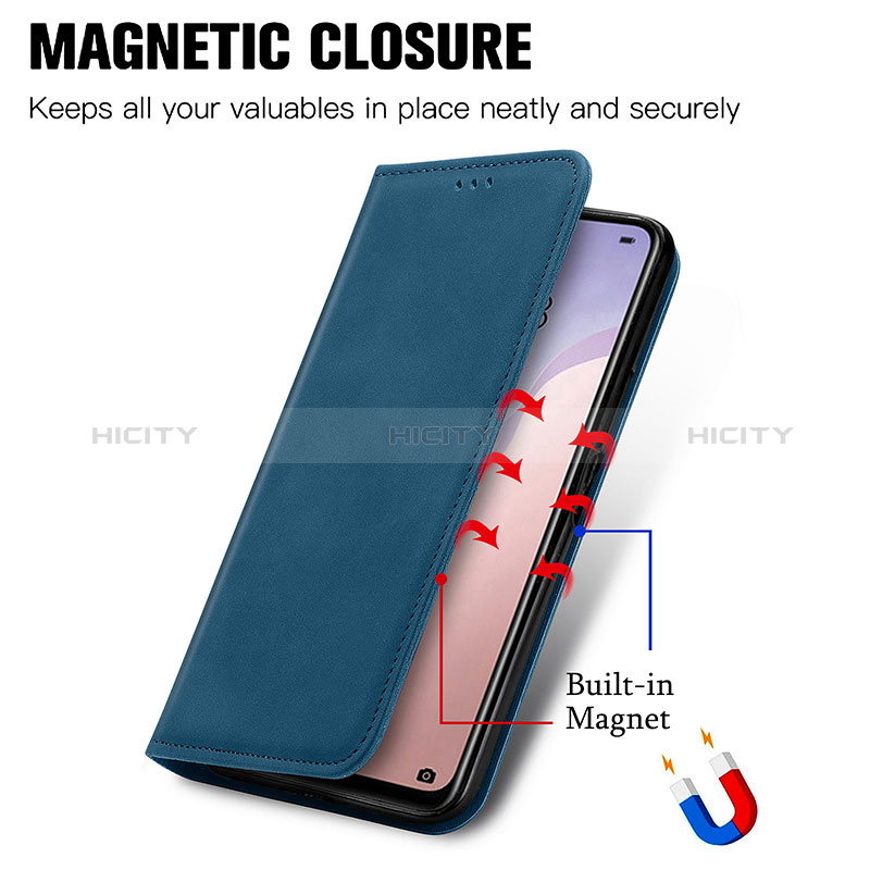 Custodia Portafoglio In Pelle Cover con Supporto S04D per Huawei Nova 7 SE 5G