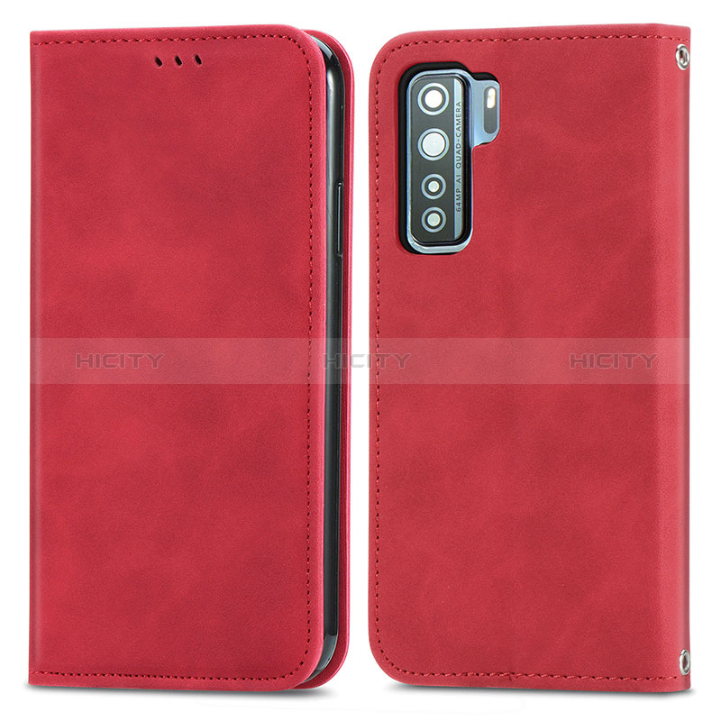 Custodia Portafoglio In Pelle Cover con Supporto S04D per Huawei Nova 7 SE 5G