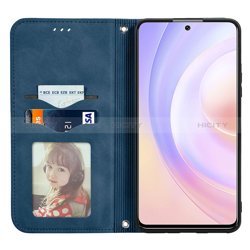 Custodia Portafoglio In Pelle Cover con Supporto S04D per Huawei Nova 9 SE