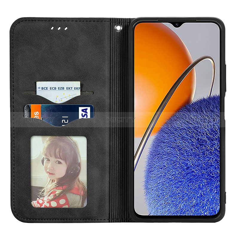 Custodia Portafoglio In Pelle Cover con Supporto S04D per Huawei Nova Y61