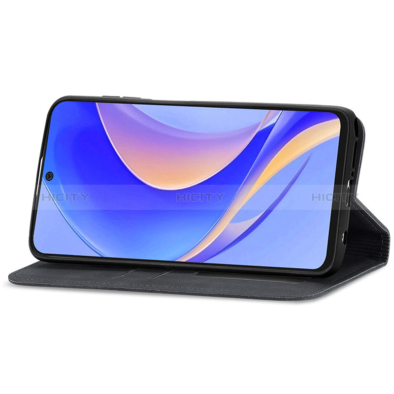 Custodia Portafoglio In Pelle Cover con Supporto S04D per Huawei Nova Y90