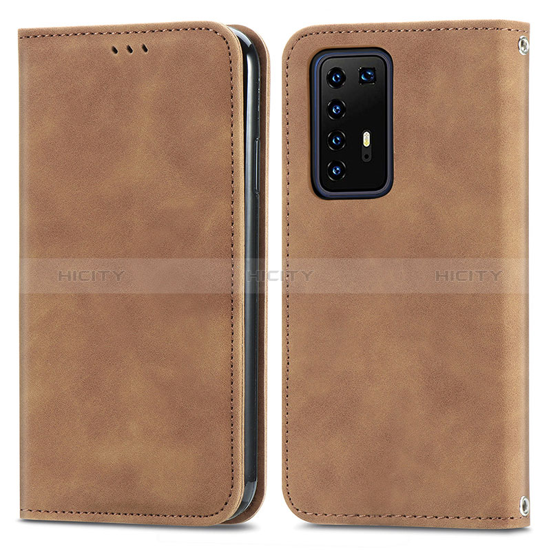 Custodia Portafoglio In Pelle Cover con Supporto S04D per Huawei P40 Pro