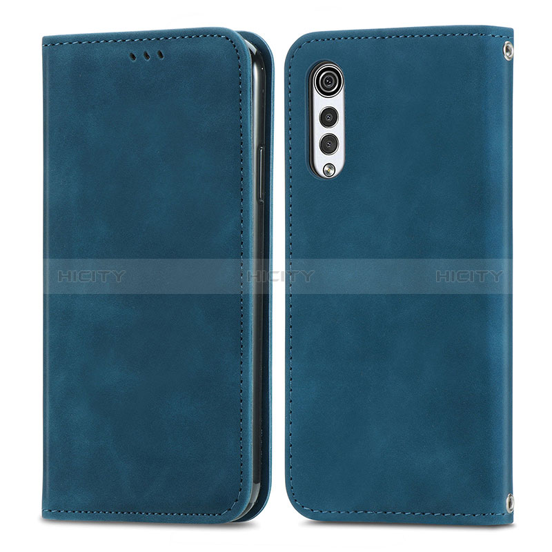 Custodia Portafoglio In Pelle Cover con Supporto S04D per LG Velvet 2 Pro