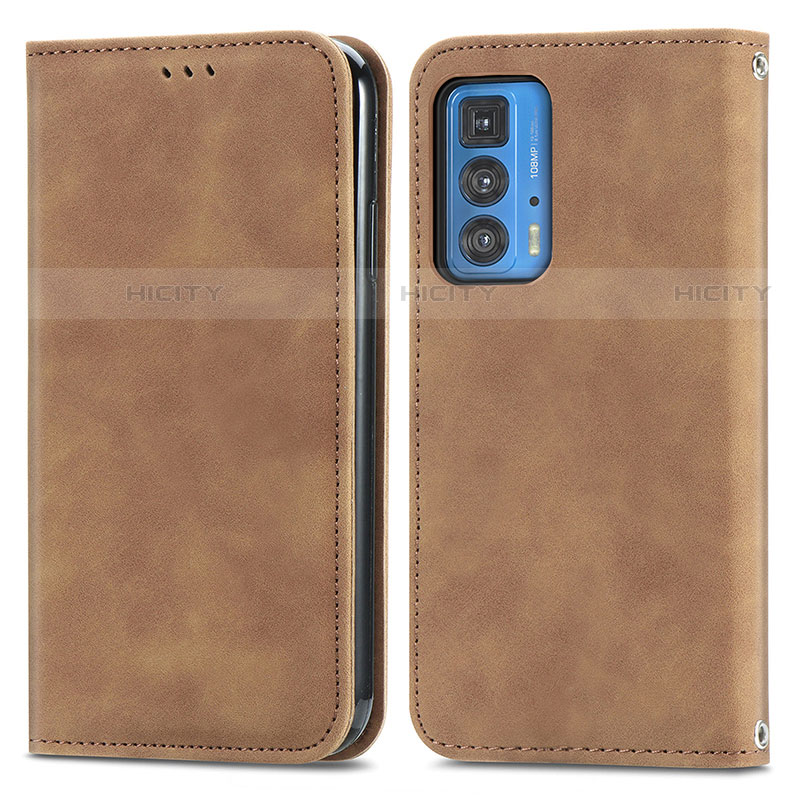 Custodia Portafoglio In Pelle Cover con Supporto S04D per Motorola Moto Edge 20 Pro 5G