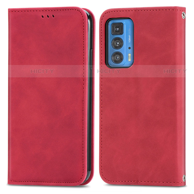 Custodia Portafoglio In Pelle Cover con Supporto S04D per Motorola Moto Edge 20 Pro 5G