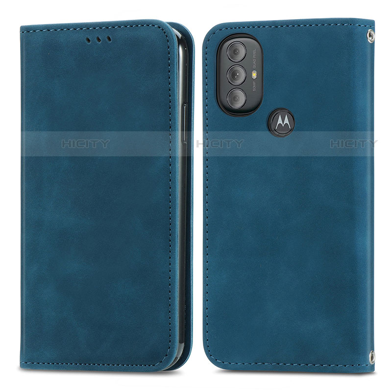 Custodia Portafoglio In Pelle Cover con Supporto S04D per Motorola Moto G Play (2023)