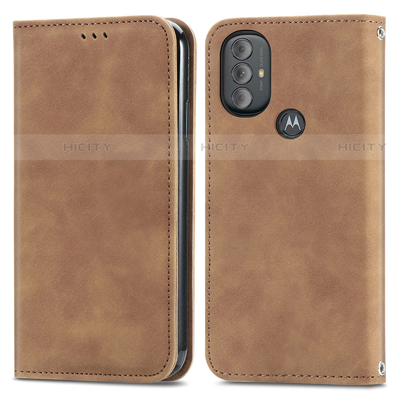 Custodia Portafoglio In Pelle Cover con Supporto S04D per Motorola Moto G Play Gen 2