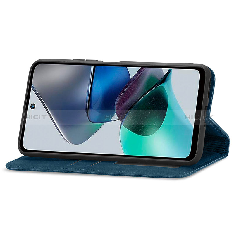 Custodia Portafoglio In Pelle Cover con Supporto S04D per Motorola Moto G13