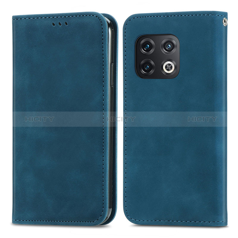 Custodia Portafoglio In Pelle Cover con Supporto S04D per OnePlus 10 Pro 5G