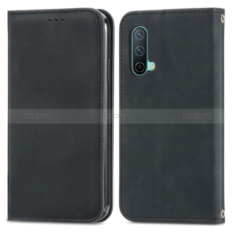 Custodia Portafoglio In Pelle Cover con Supporto S04D per OnePlus Nord CE 5G