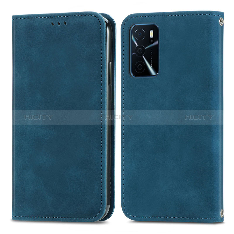 Custodia Portafoglio In Pelle Cover con Supporto S04D per Oppo A16