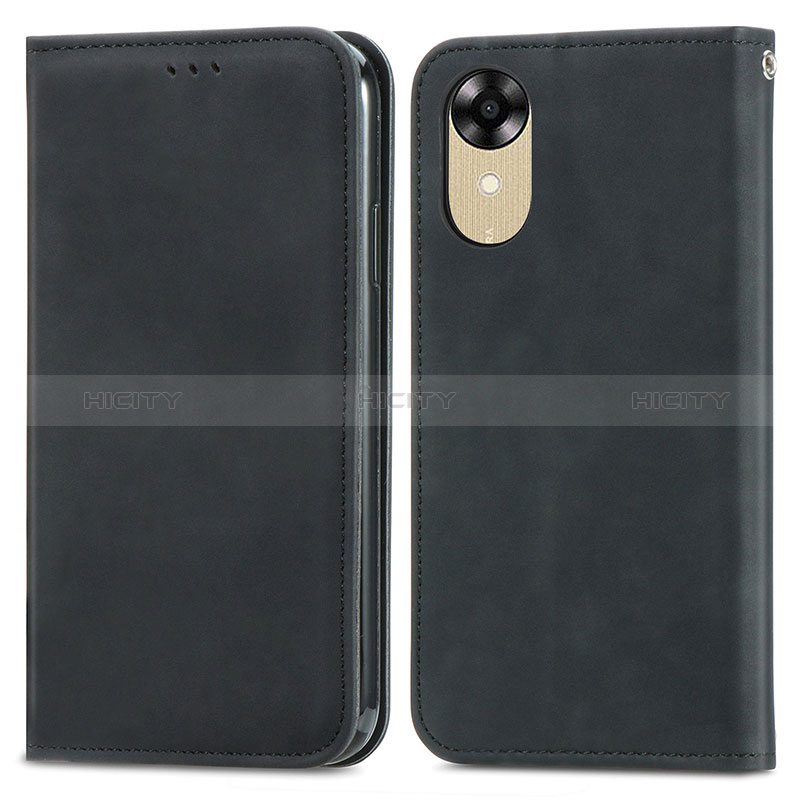 Custodia Portafoglio In Pelle Cover con Supporto S04D per Oppo A17K